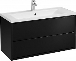 Акватон Мебель для ванной Римини 100 New черная – фотография-2